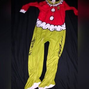 The Grinch onsie footie pajamas